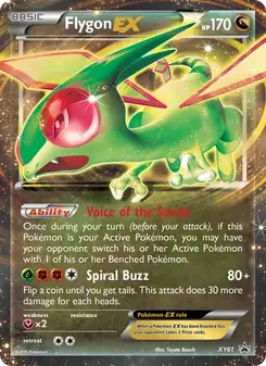 Flygon EX XY61 XY Black Star Promos Pokémon Karte