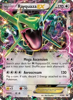 Rayquaza EX XY66 XY Black Star Promos Pokémon card