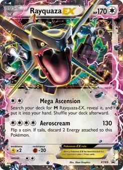 Rayquaza EX XY69 XY Black Star Promos Pokémon card
