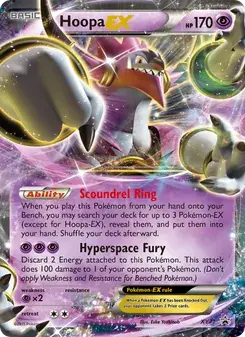 Hoopa EX XY71 XY Black Star Promos Pokémon card