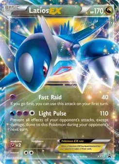 Latios EX XY72 XY Black Star Promos Pokémon card