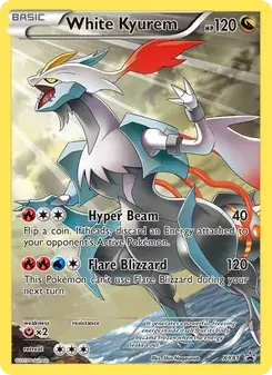 White Kyurem XY81 XY Black Star Promos Pokémon card