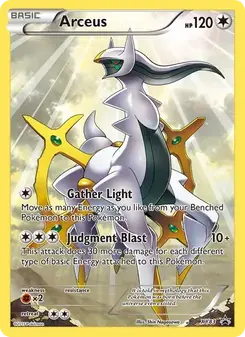 Arceus XY83 XY Black Star Promos Pokémon card