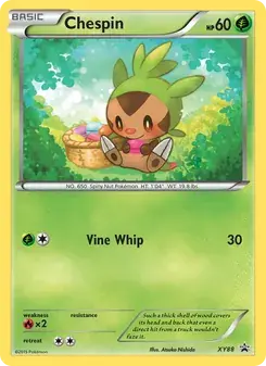 Chespin XY88 XY Black Star Promos Pokémon card