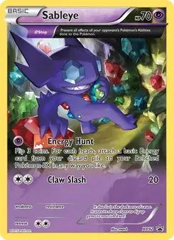 Sableye XY92 XY Black Star Promos Pokémon card