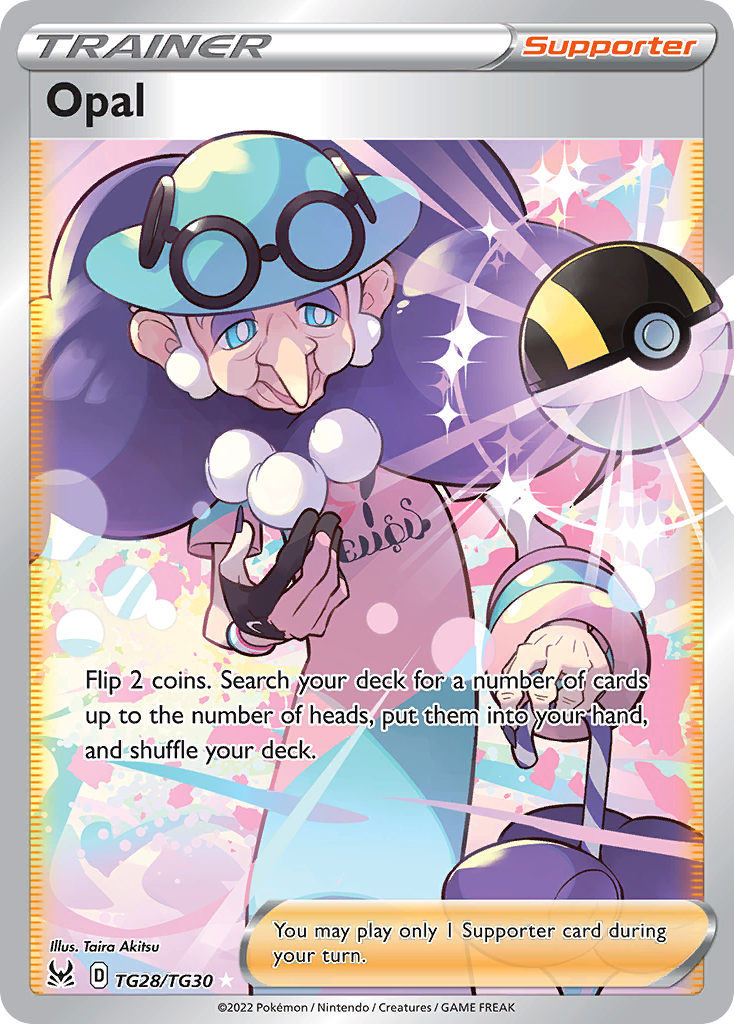 Opal TG28 Lost Origin Trainer Gallery Pokémon card