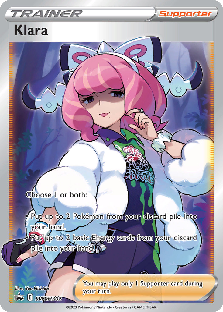 Klara SWSH302 SWSH Black Star Promos Pokémon card