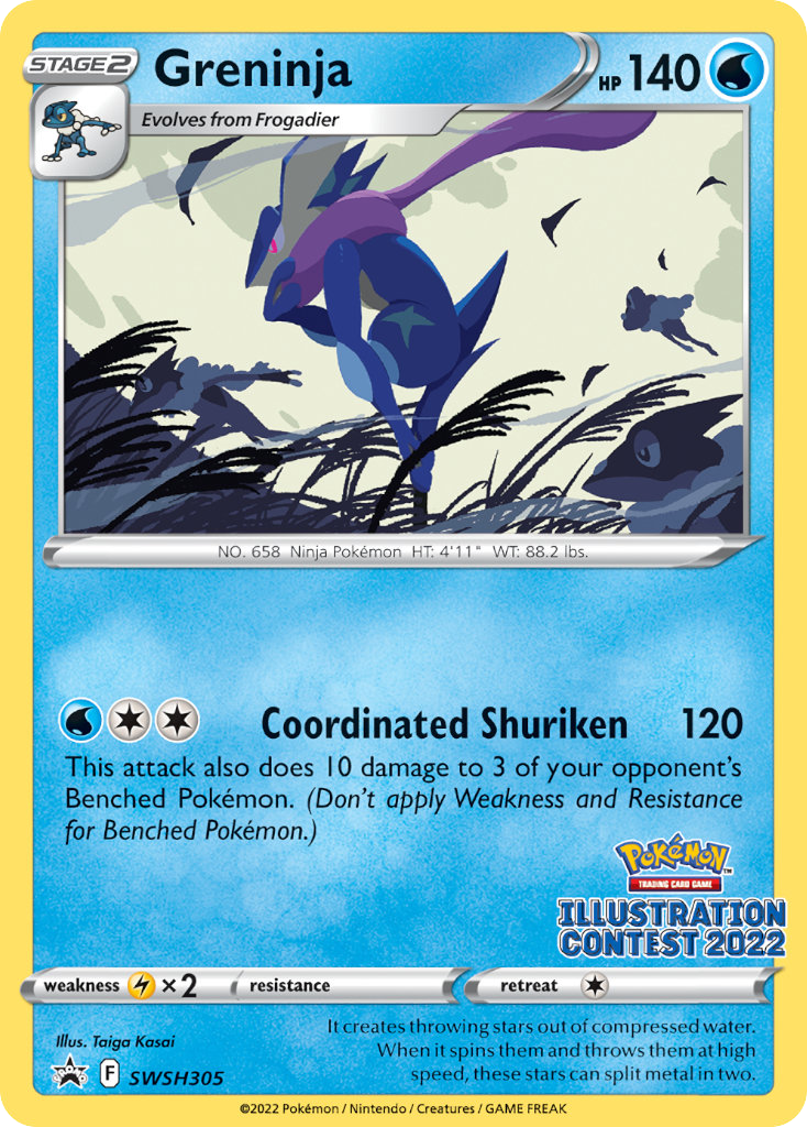 Greninja SWSH305 SWSH Black Star Promos Pokémon card