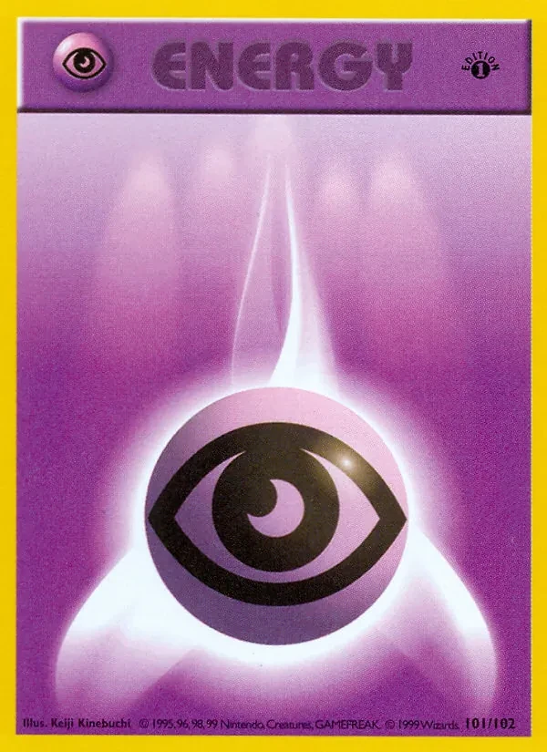 Carta Pokémon Psychic Energy 101/102 Base Set