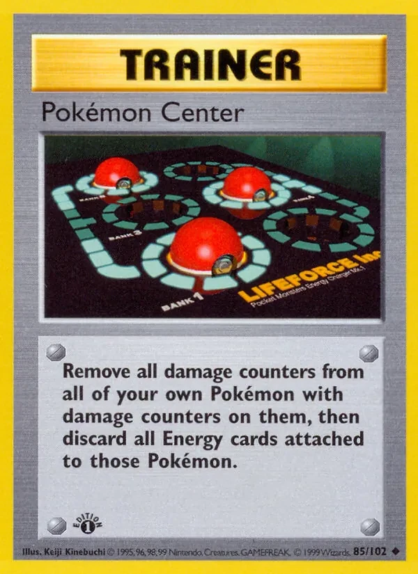 Pokémon Center 85/102 Base Set Pokémon card