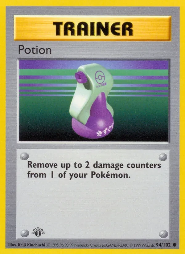 Potion 94/102 Base Set Pokémon card