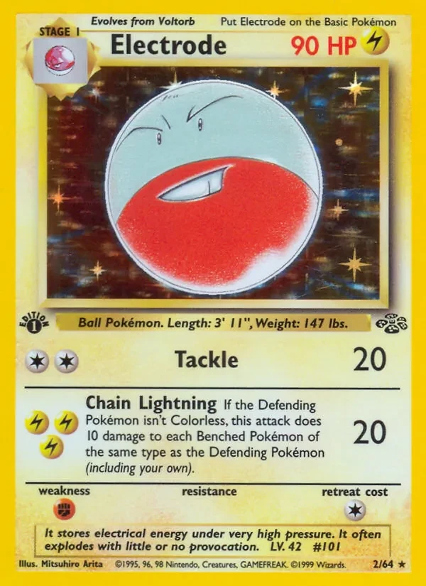 Electrode 2/64 Jungle Pokémon card