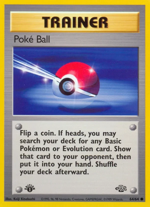 Poké Ball 64/64 Jungle Pokémon card
