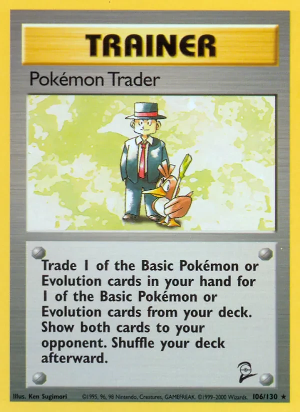 Pokémon Trader 106/130 Base Set 2 Pokémon card