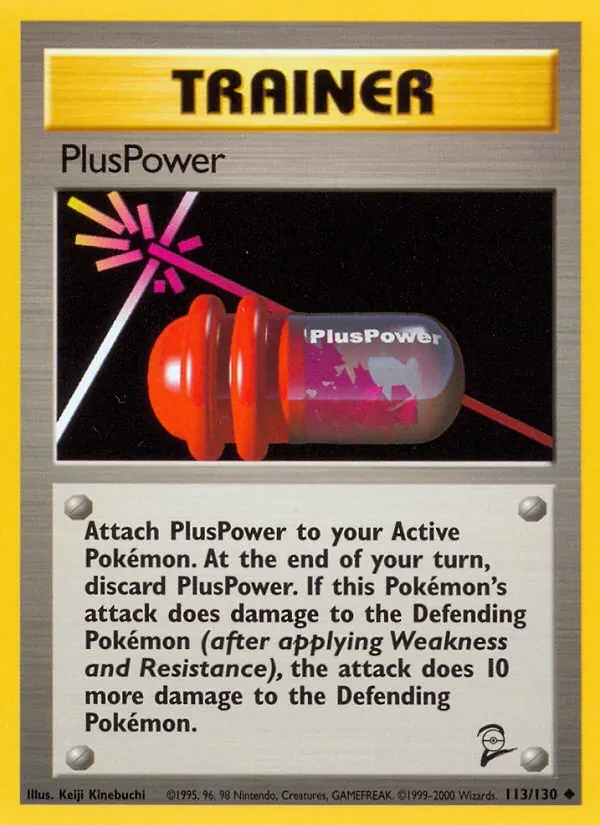 Carte Pokémon PlusPower 113/130 Base Set 2