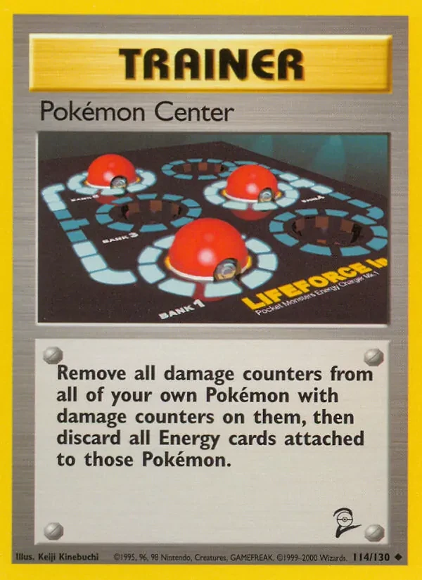 Pokémon Center 114/130 Base Set 2 Pokémon card