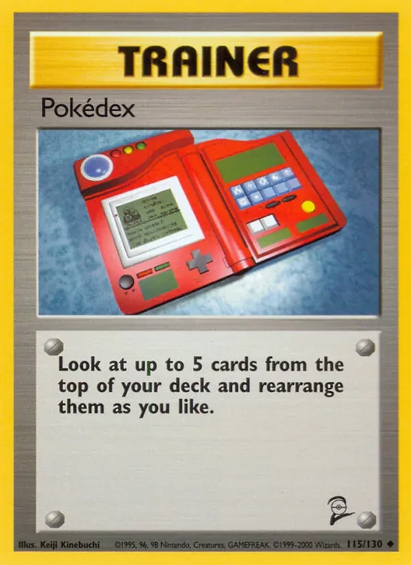 Pokédex 115/130 Base Set 2 Pokémon card