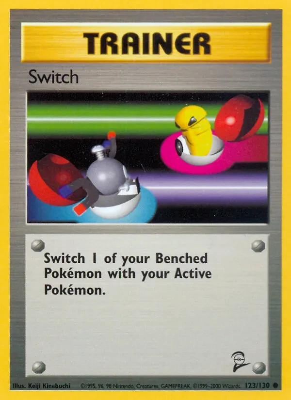 Switch 123/130 Base Set 2 Pokémon Karte