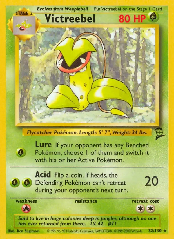 Victreebel 32/130 Base Set 2 Pokémon card