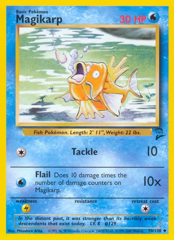 Magikarp 50/130 Base Set 2 Pokémon card