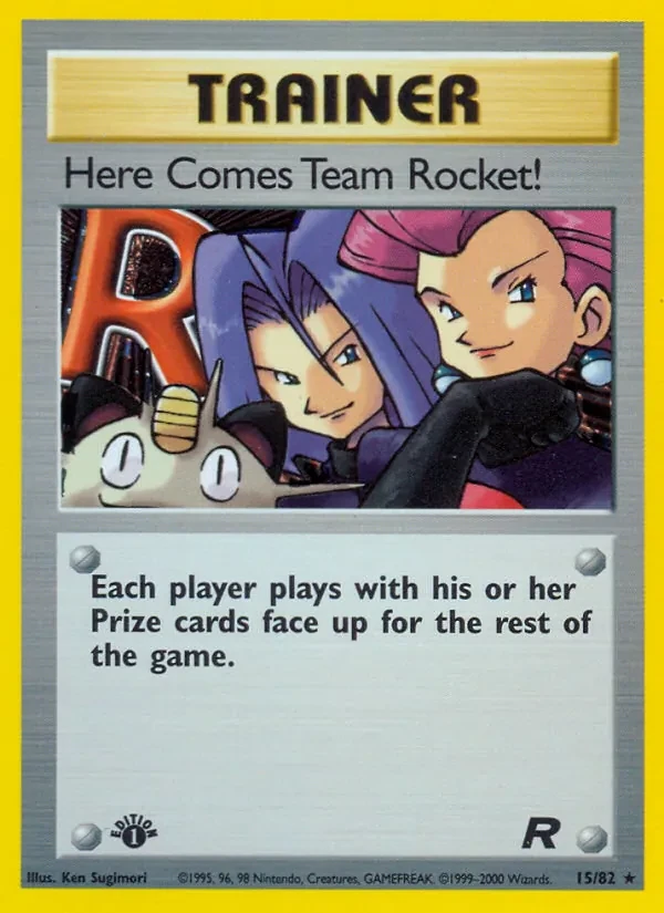 Here Comes Team Rocket! 15/82 Team Rocket Pokémon card