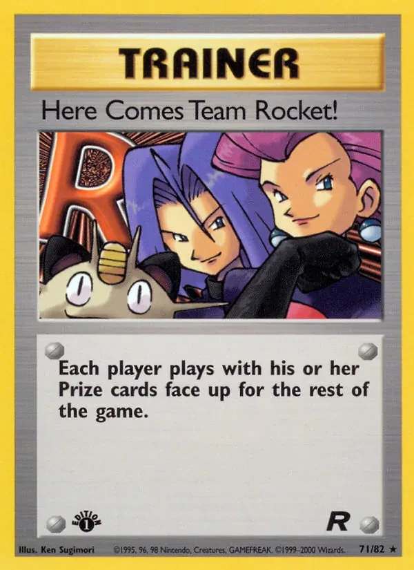 Here Comes Team Rocket! 71/82 Team Rocket Pokémon card