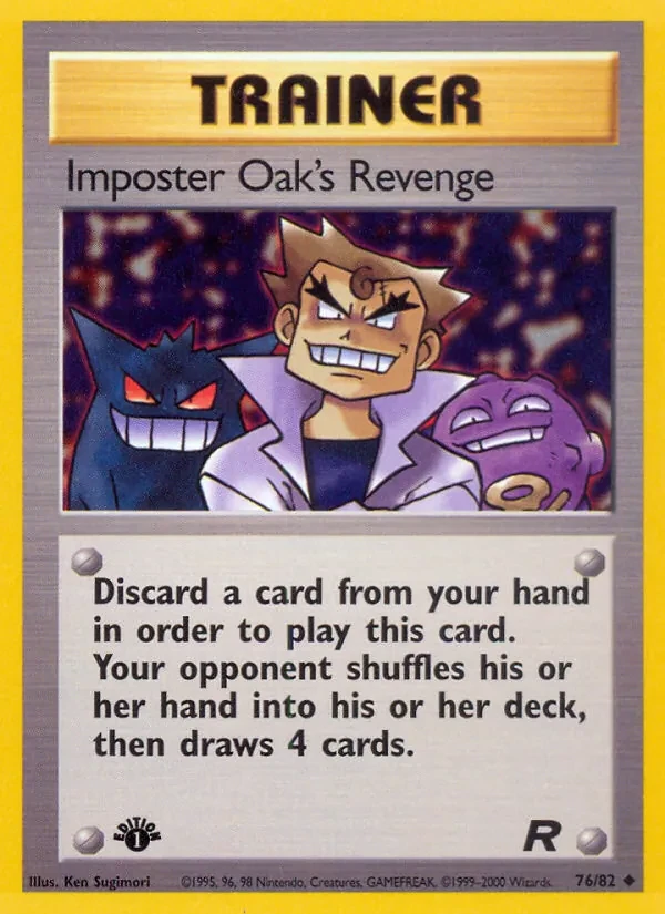 Imposter Oak's Revenge 76/82 Team Rocket Pokémon card