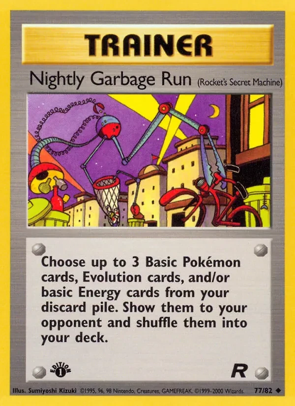 Nightly Garbage Run 77/82 Team Rocket Pokémon card