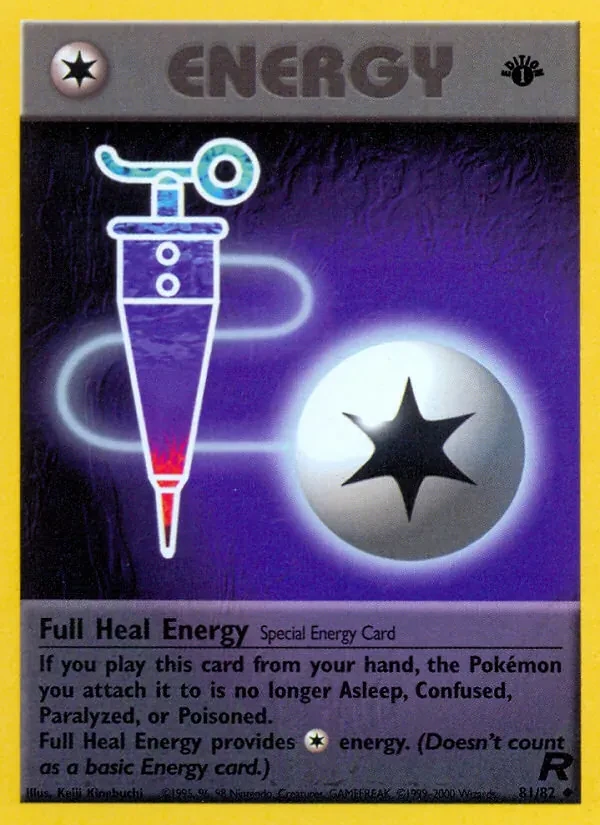Full Heal Energy 81/82 Team Rocket Pokémon card
