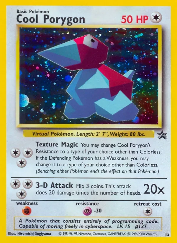 Cool Porygon 15/53 Wizards Black Star Promos Pokémon card