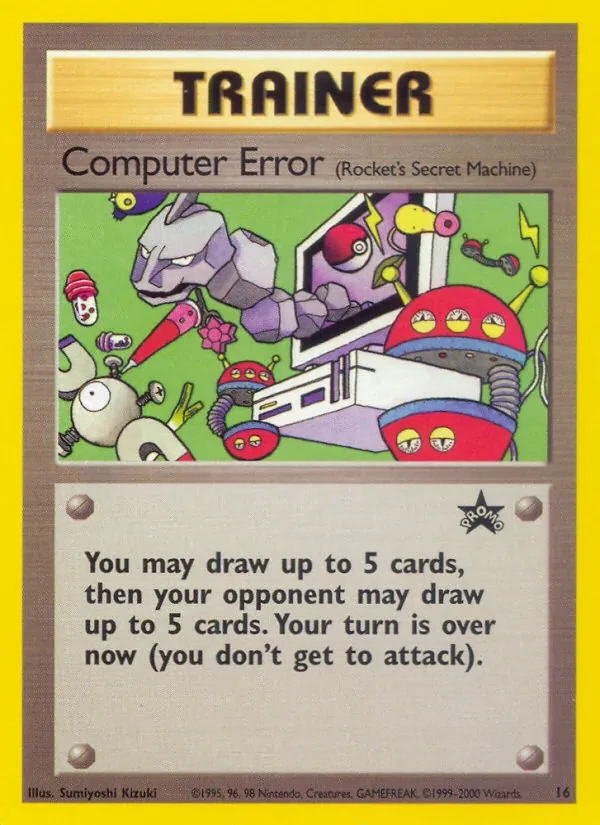 Computer Error 16/53 Wizards Black Star Promos Pokémon card