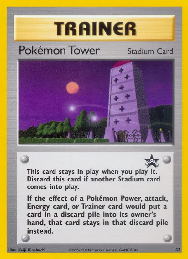 Pokémon Tower 42/53 Wizards Black Star Promos Pokémon card