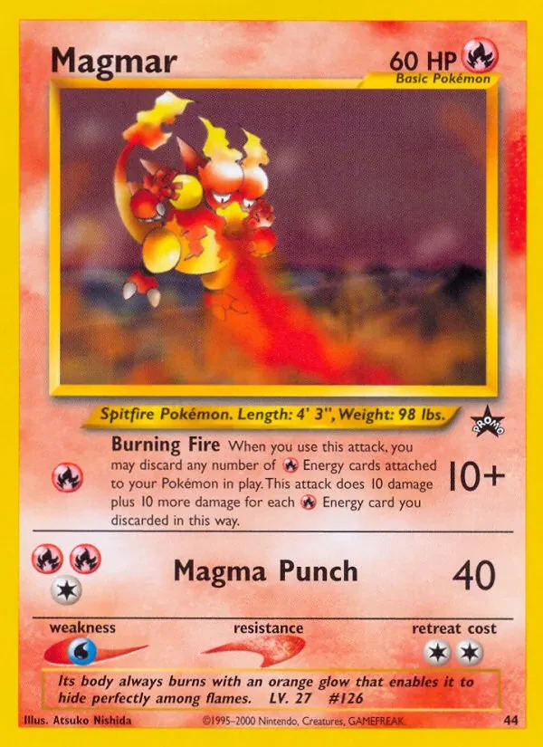 Magmar 44/53 Wizards Black Star Promos Pokémon card