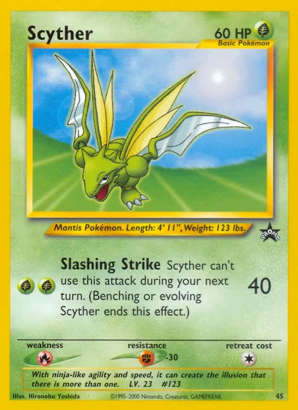 Scyther 45/53 Wizards Black Star Promos Pokémon card