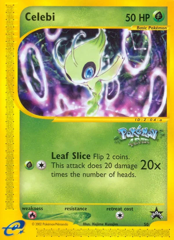 Celebi 50/53 Wizards Black Star Promos Pokémon card