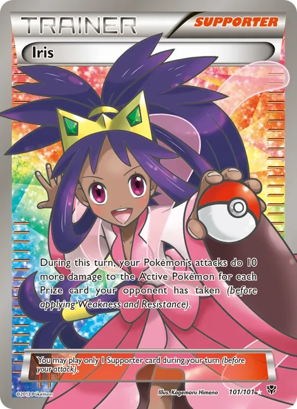 Iris 101/101 Plasma Blast Pokémon Karte