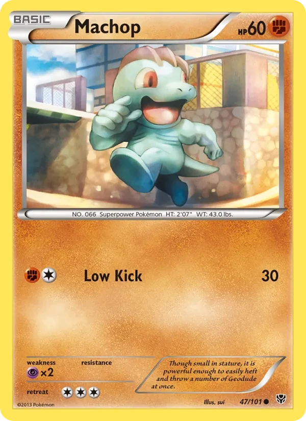 Machop 47/101 Plasma Blast Pokémon card