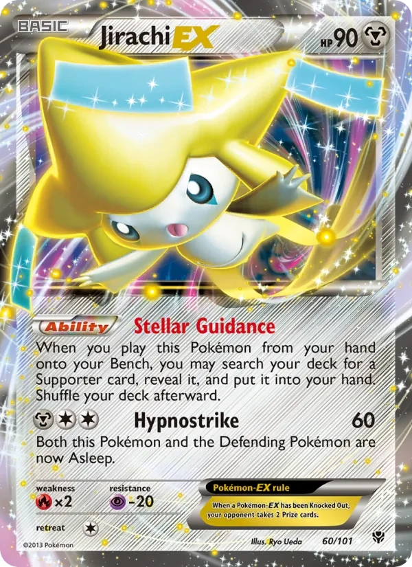 Jirachi-EX 60/101 Plasma Blast Pokémon card