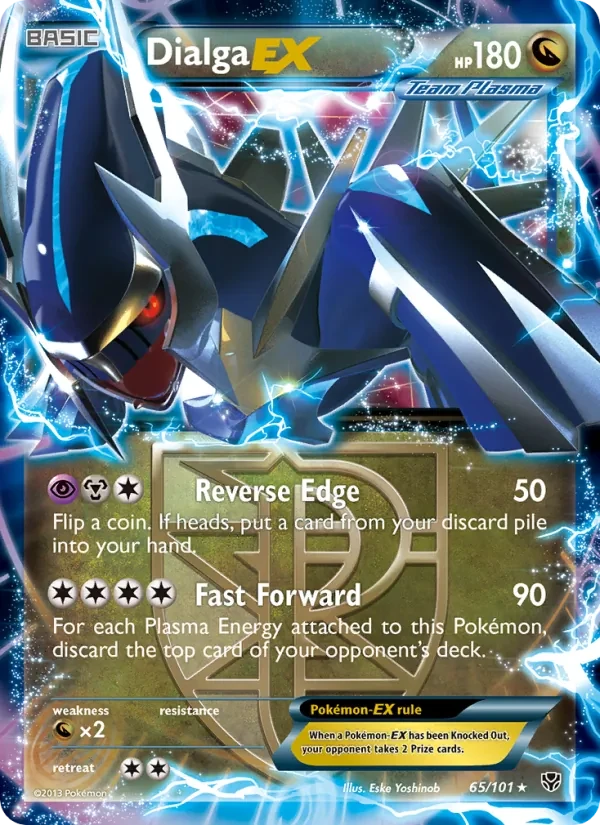 Dialga-EX 65/101 Plasma Blast Pokémon card