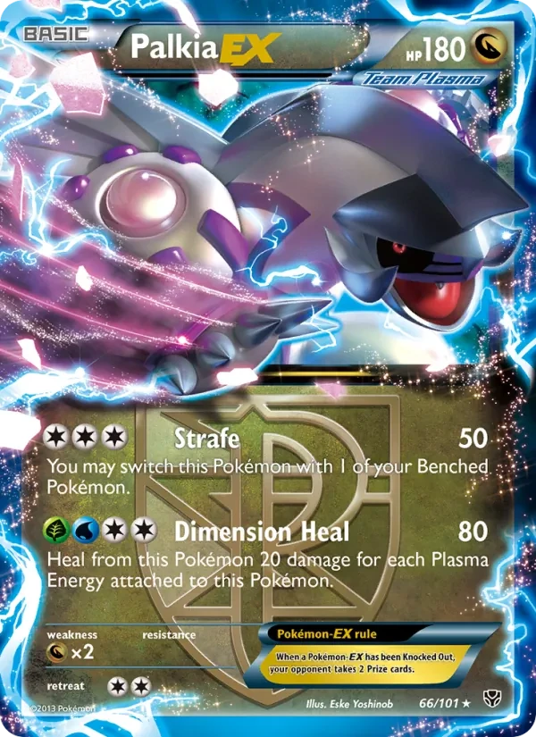 Palkia-EX 66/101 Plasma Blast Pokémon card