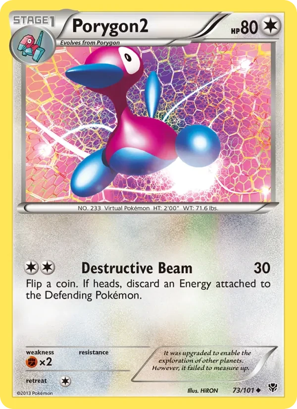 Porygon2 73/101 Plasma Blast Pokémon card