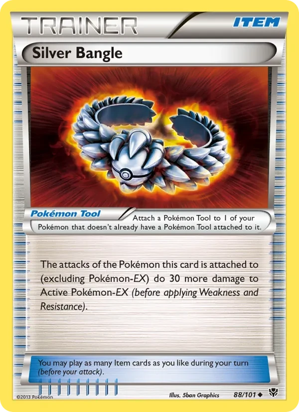 Carte Pokémon Silver Bangle 88/101 Plasma Blast