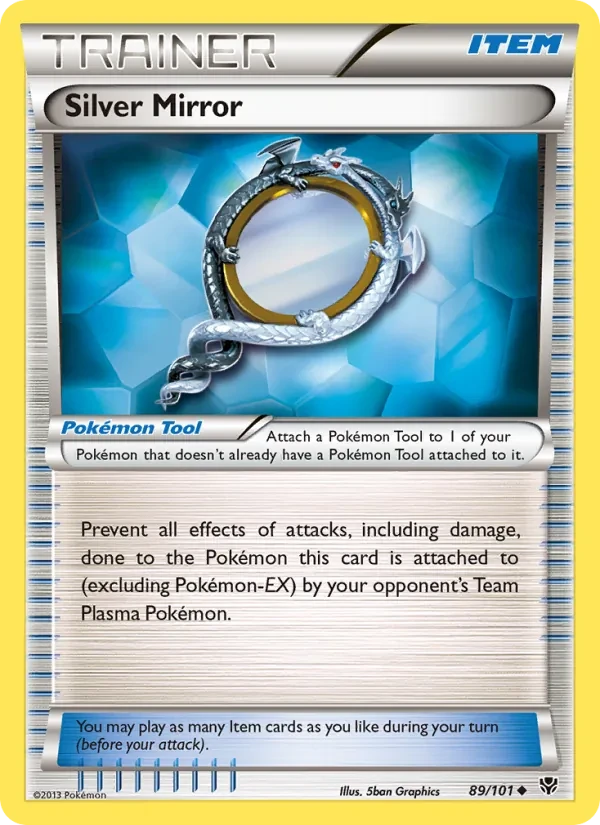 Silver Mirror 89/101 Plasma Blast Pokémon card