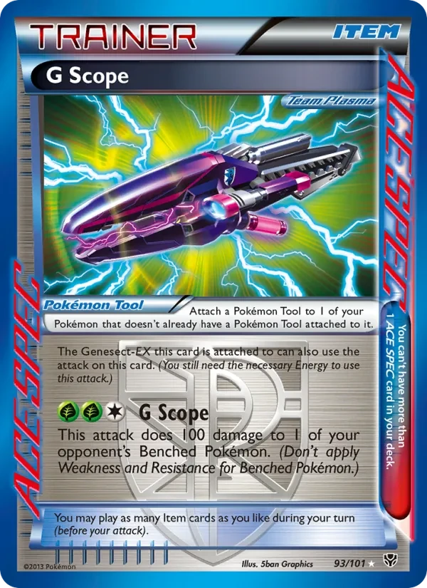 G Scope 93/101 Plasma Blast Pokémon card