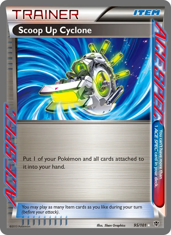 Scoop Up Cyclone 95/101 Plasma Blast Pokémon card