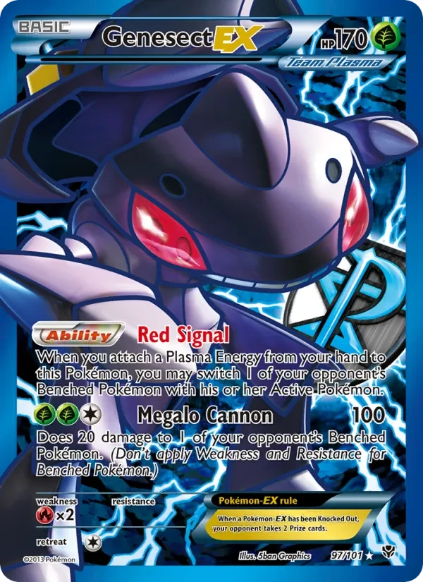 Carta Pokémon Genesect-EX 97/101 Plasma Blast