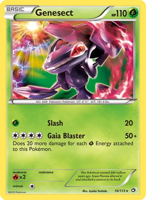 Genesect 16/113 Legendary Treasures Pokémon card