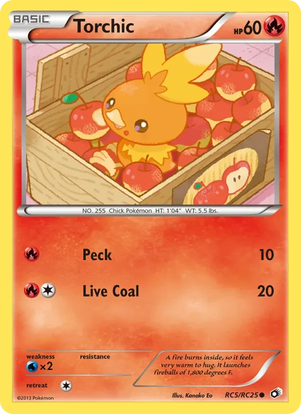 Torchic RC5 Legendary Treasures Pokémon card