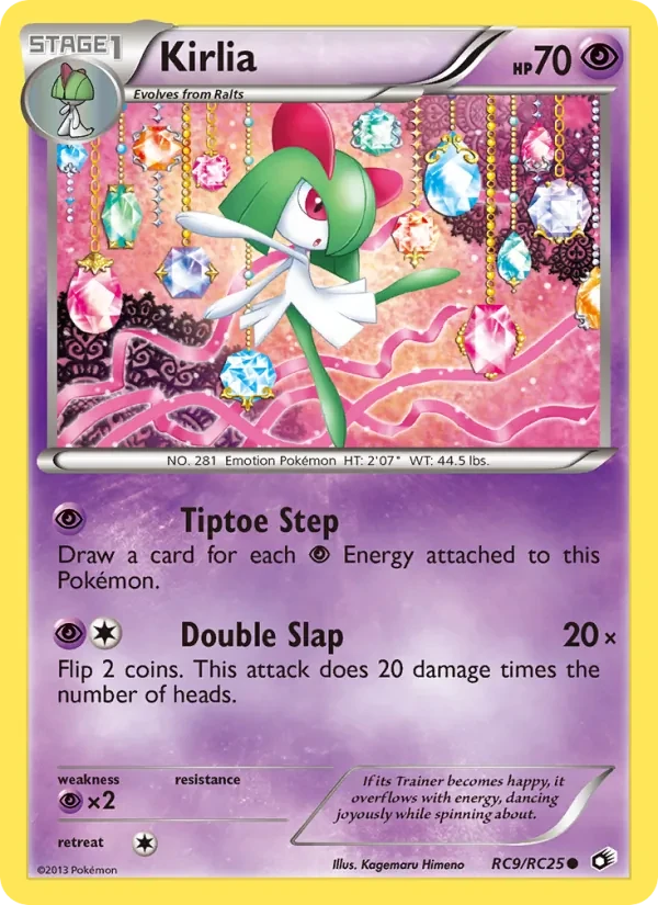 Kirlia RC9 Legendary Treasures Pokémon card