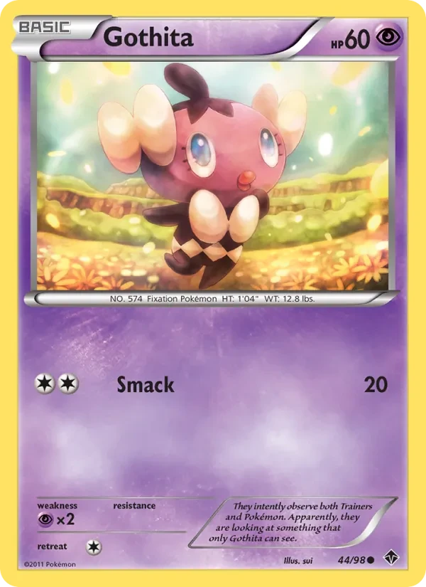 Gothita 44/98 Emerging Powers Pokémon card